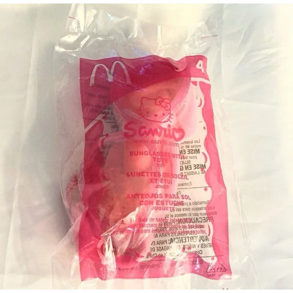 HELLO KITTY SUNGLASSES WITH TOTE Collectible Sanrio Toy #4 NEW 2002
